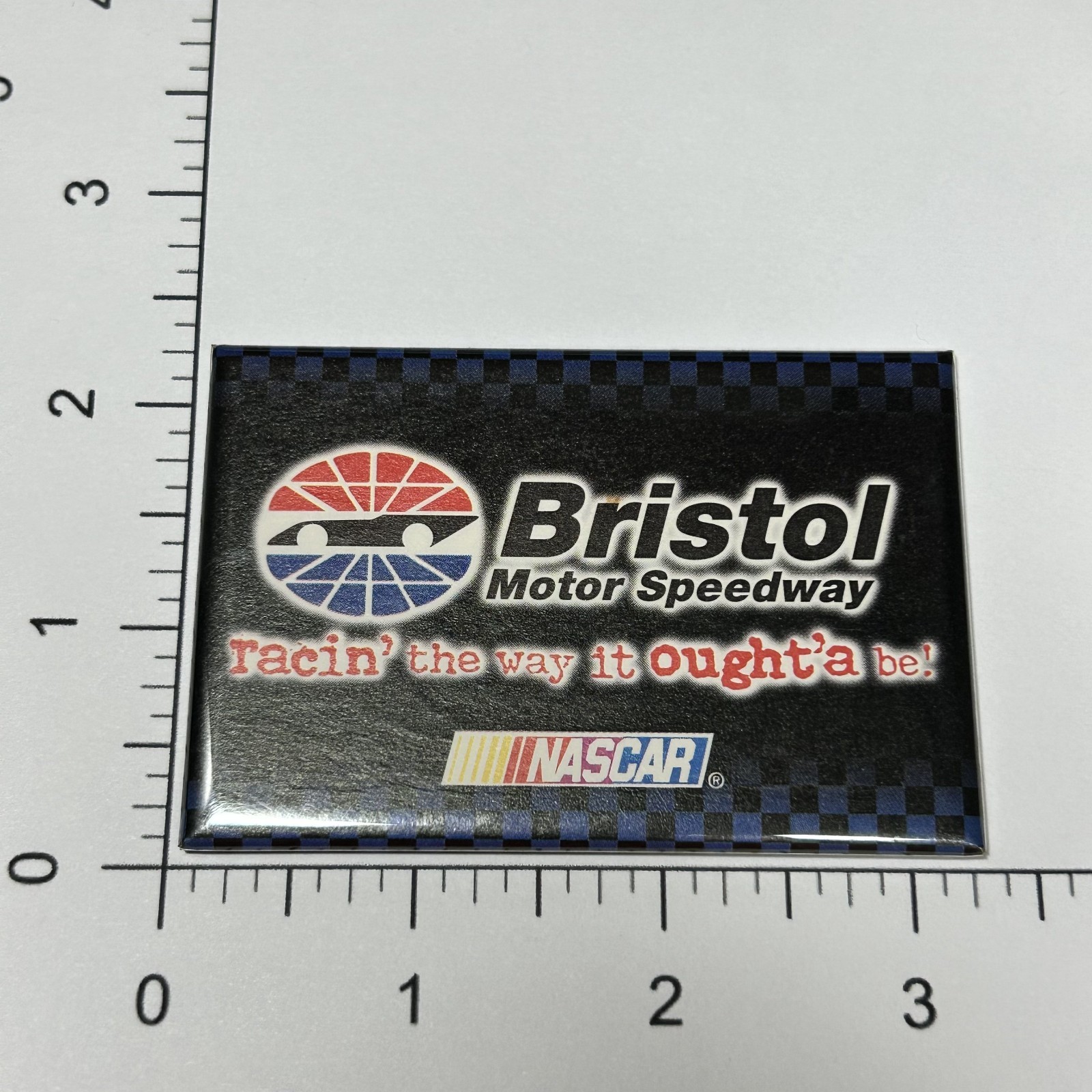 Vintage Bristol Motor Speedway NASCAR Racin The Way It Oughta Be Magnet