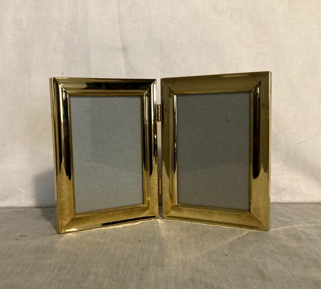 Vintage Free Standing or Wall Solid Brass 3.5x 5\