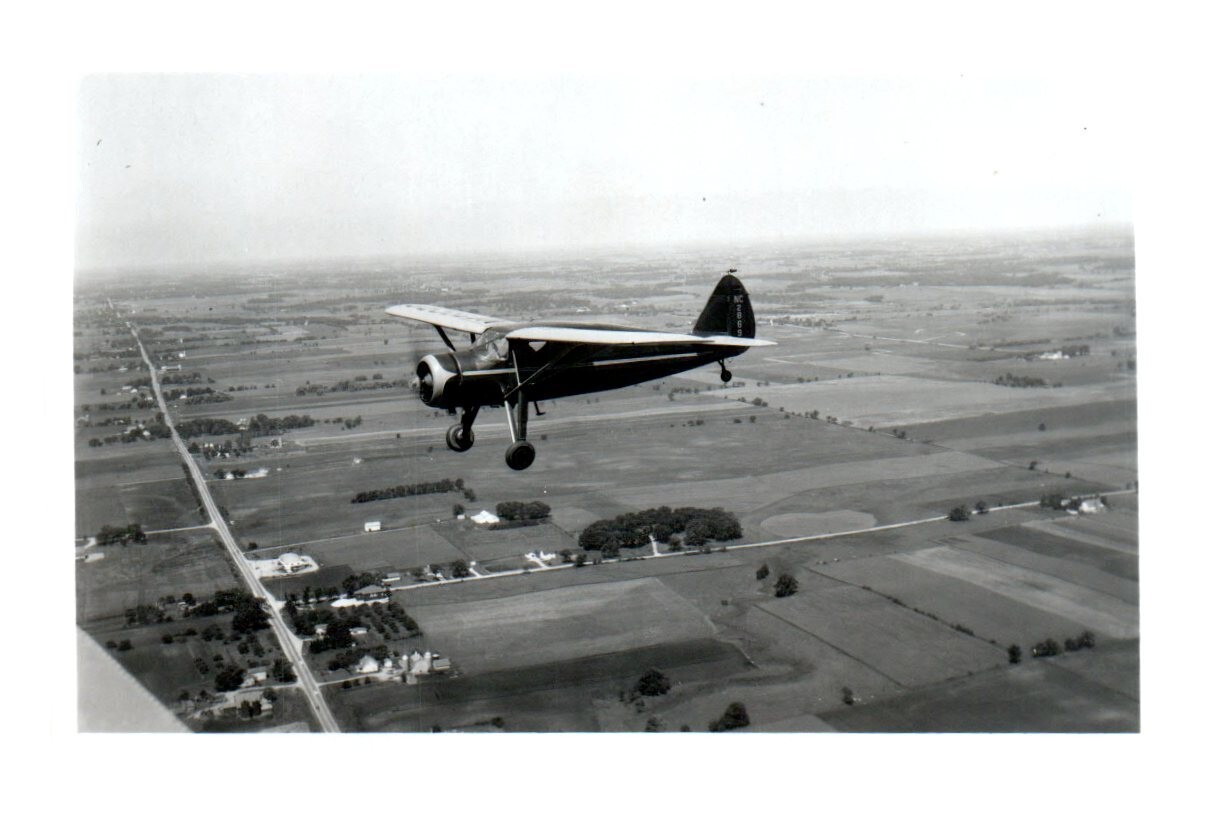 Fairchild 24 Warner Airplane Miles Blaine Photograph 5x3.5