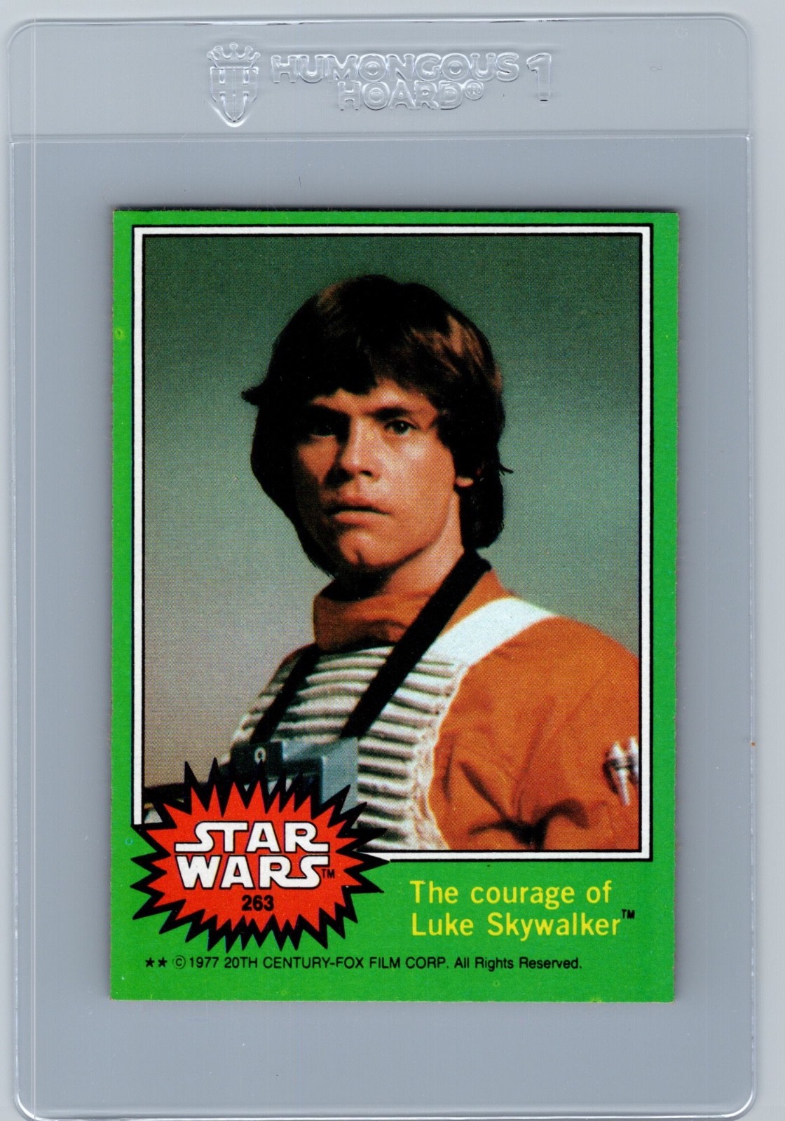 The Courage of Luke Skywalker - 1977 Topps Star Wars #263 HIGH GRADE NM-MT