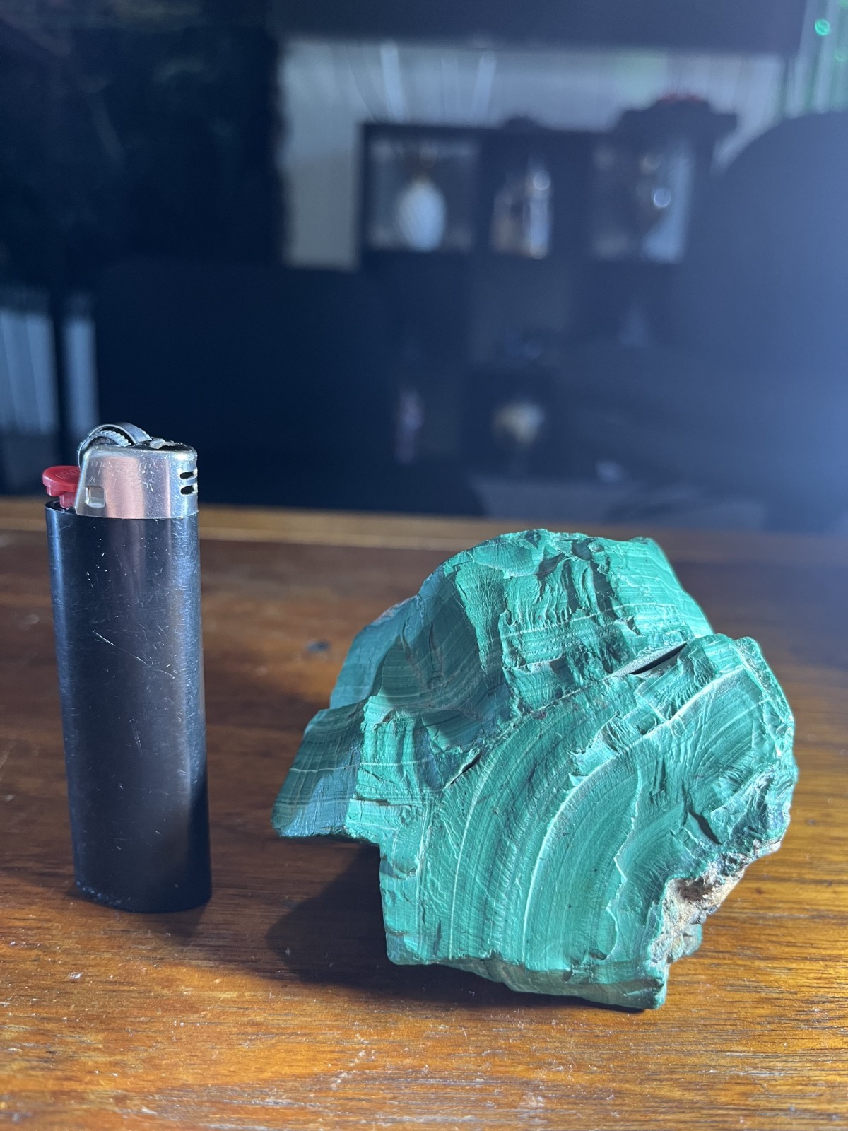 Malachite Raw Unique Specimen Natural Beautiful Formation 0.5 lb.