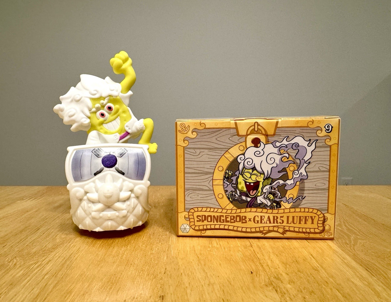 SpongeBob One Piece McDonald’s 2026 Happy Meal Toy #9 - SpongeBob x Gear5 Luffy