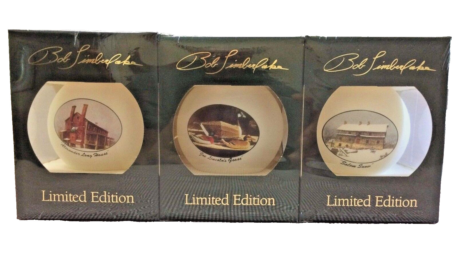 Bob Timberlake Limited Edition Ornaments - (Set Of 3) - Salem Collection USA