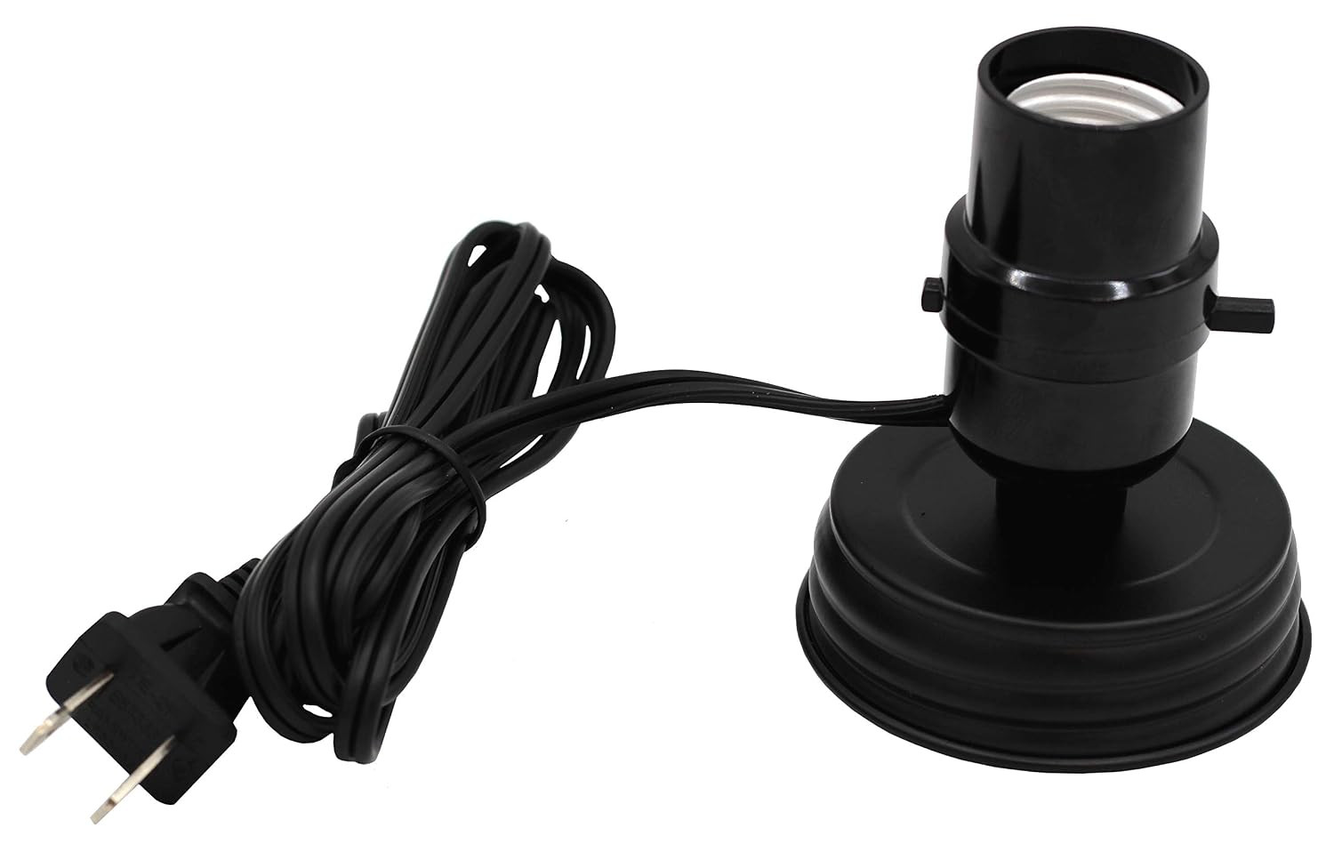DIY Mason Canning Fruit Jar Lamp Making Kit is Pre-Wired and Easy to Use - Black DIY Mason Canning Fruit Jar Lamp Making Kit is Pre-Wired and Easy to Use - Black