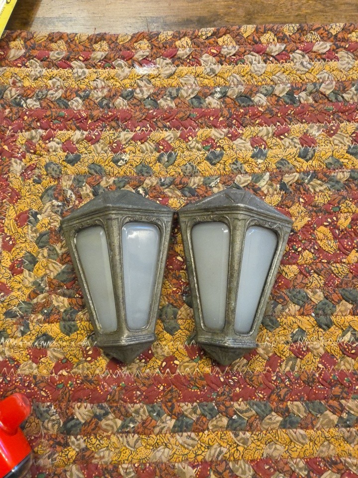 Vintage 1920s 1930s Car Interior Corner Light Sconce Dome Lamp Packard Cadillac