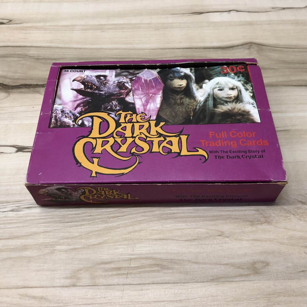 1982 Donruss THE DARK CRYSTAL Trading Cards Empty Display Box