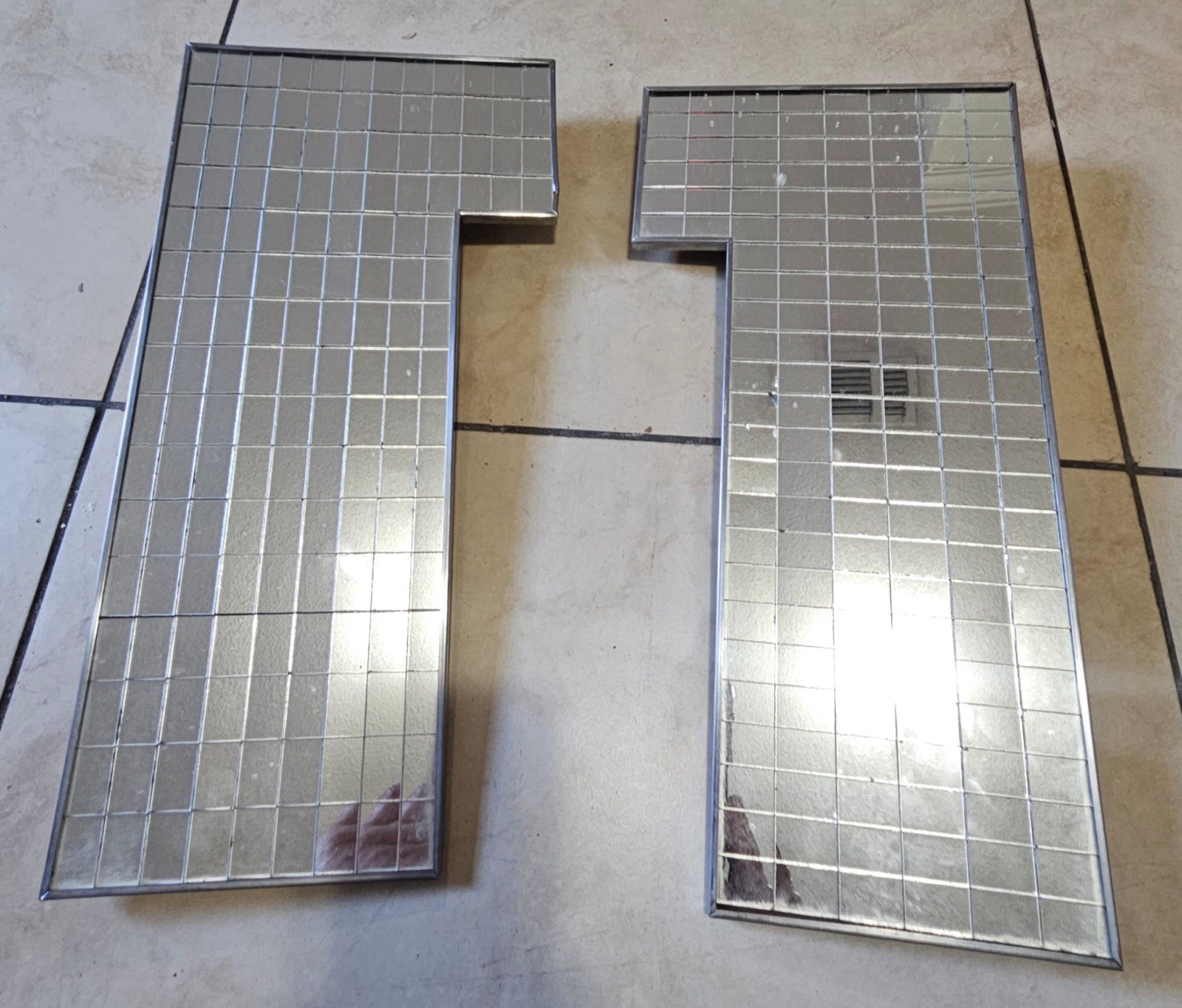 Vintage Seeburg C Jukebox Back Panels