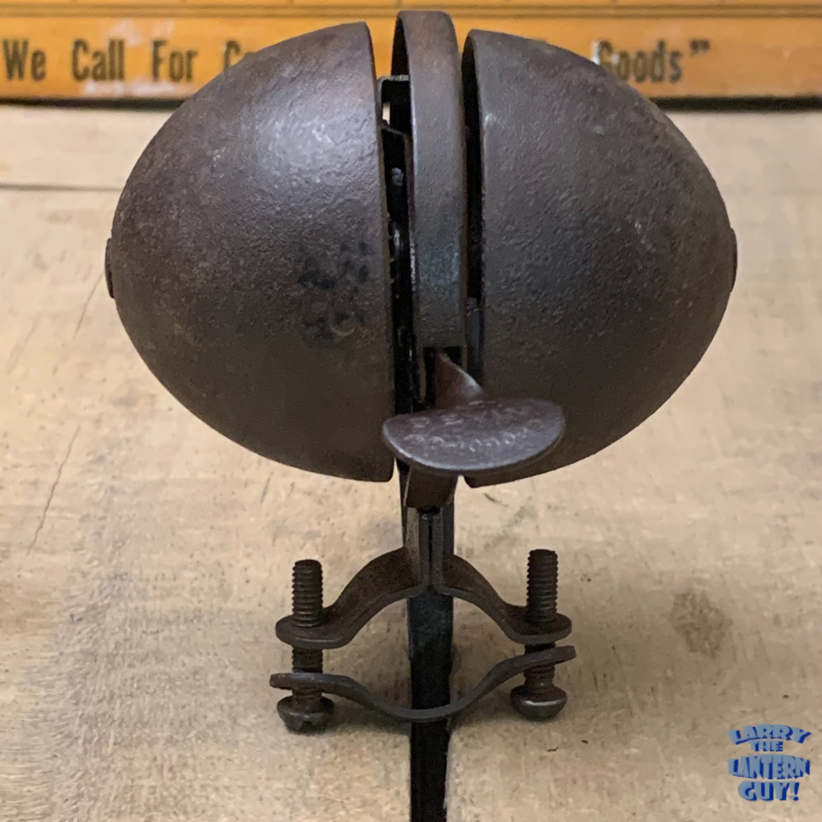 Bevin ~ Bicycle Bell ~ Antique early 1900s TOC Double Egg Shape Working