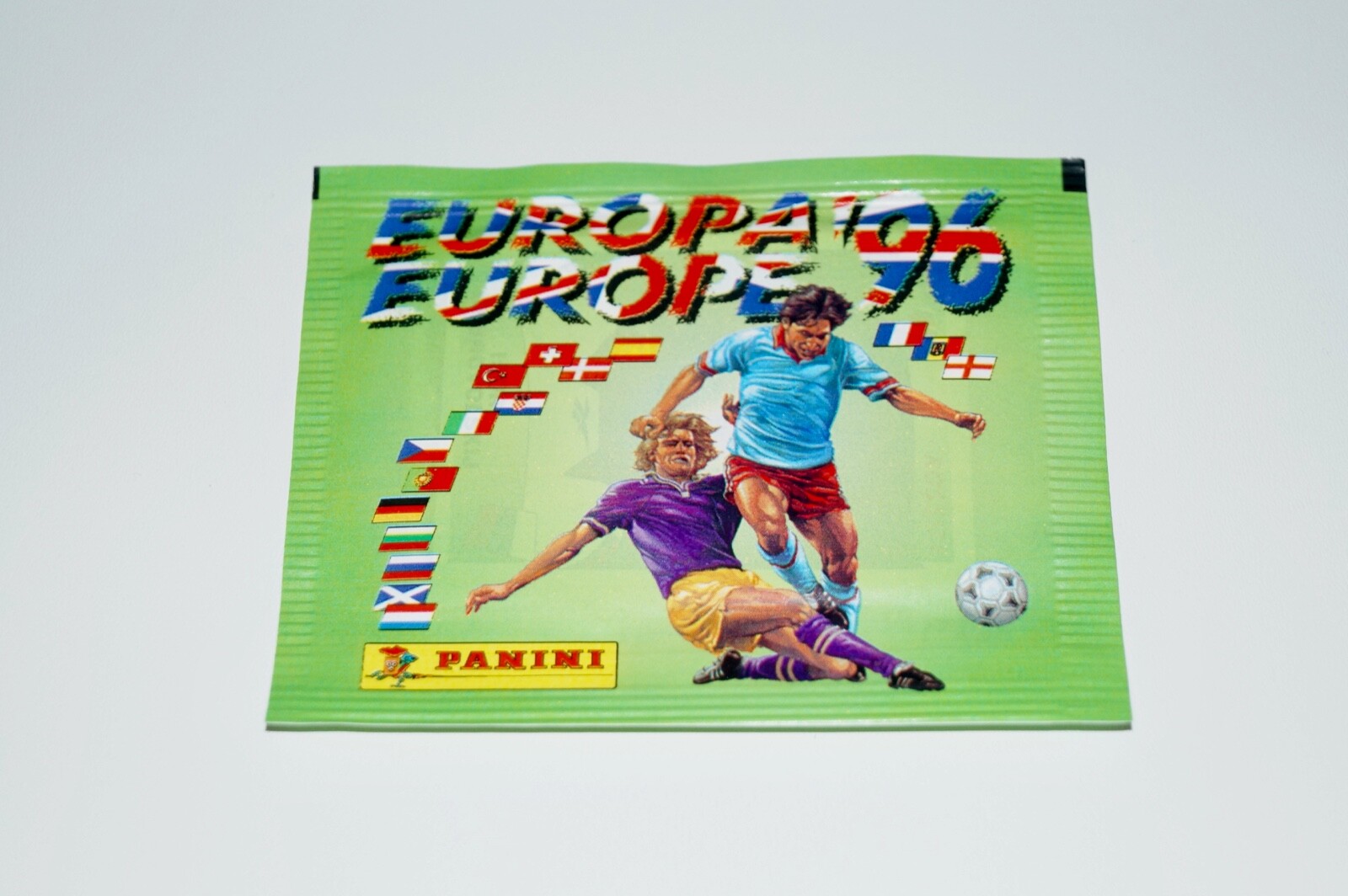 Panini Euro 96 - 1 Original Packaging Bag 1996 International Edition Horizontal New & Rare