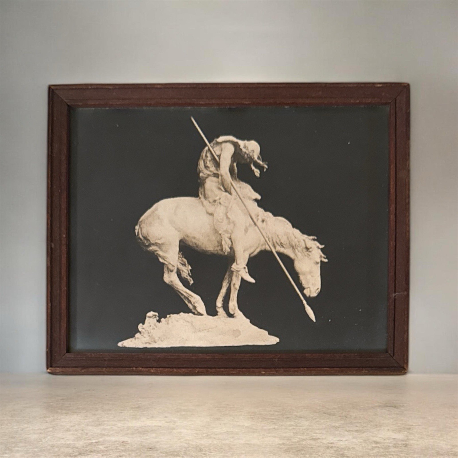 Vintage End Of The Trail Photo 6x5 Great Shape.