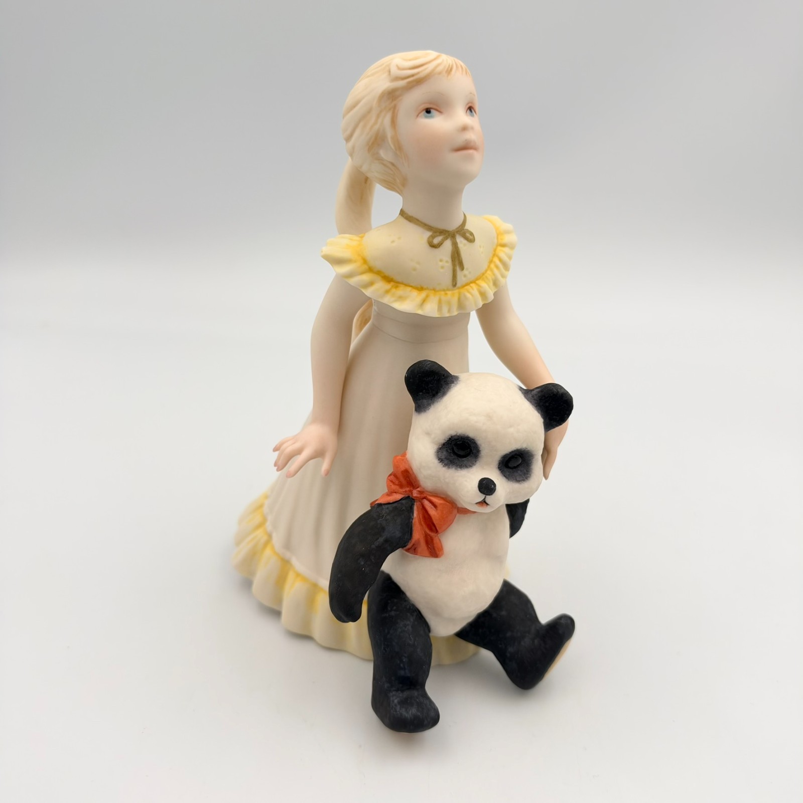 PRISTINE Cybis Goldilocks Panda Bear Porcelain Figurine 1973-75 Retired 6.25\