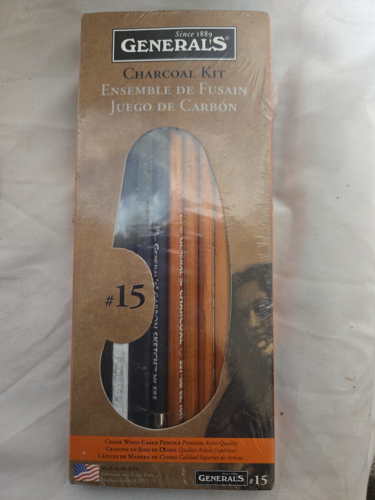 Vintage General’s Drawing Pencil Kit #15 Charcoal Sketching SEALED NEW