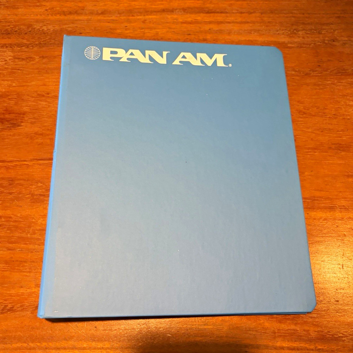 Pan Am Blue 3-Ring Binder Binder