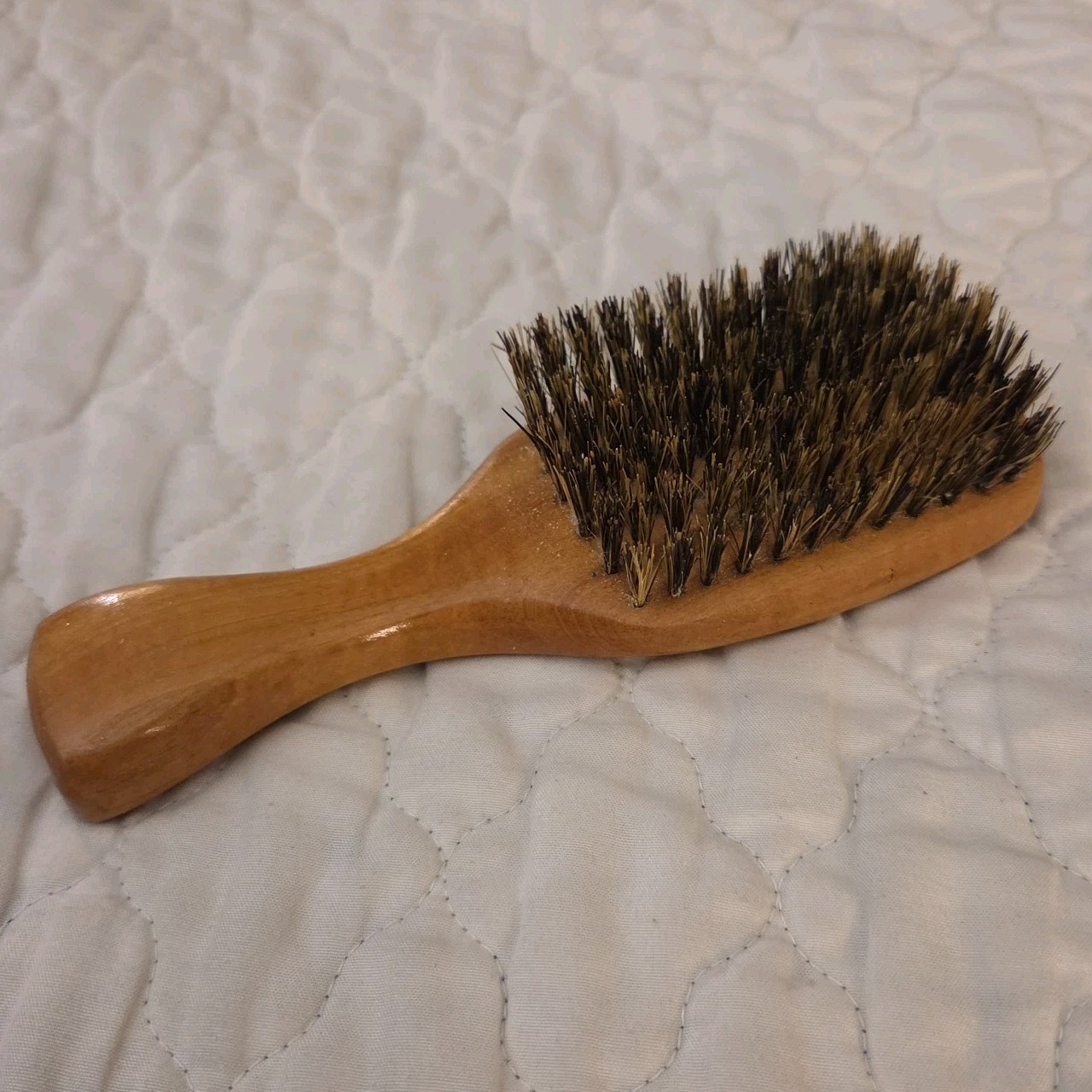 Mohawk Satinwood Pure Boar Bristle Hair Brush USA Made 6.5 Mohawk Satinwood Pure Boar Bristle Hair Brush USA Made 6.5