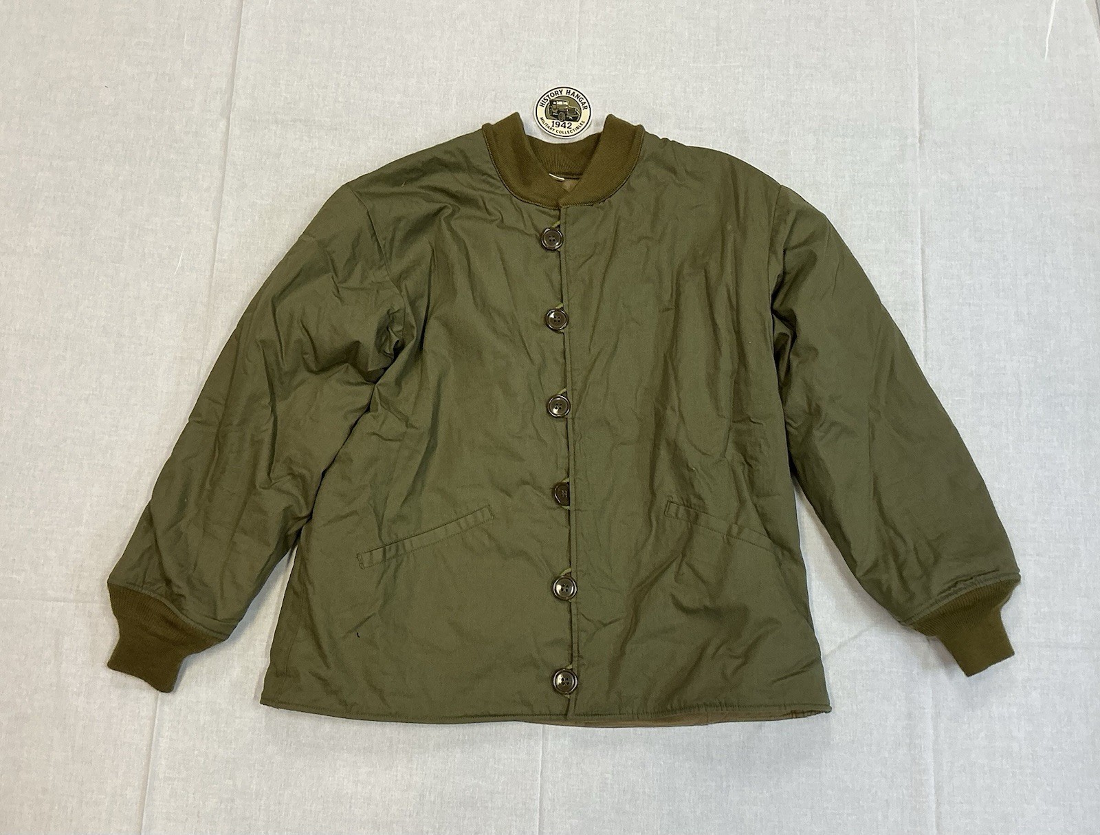 WW2 Repro US Army Field Jacket Pile Liner Size 46R Made By At The Front