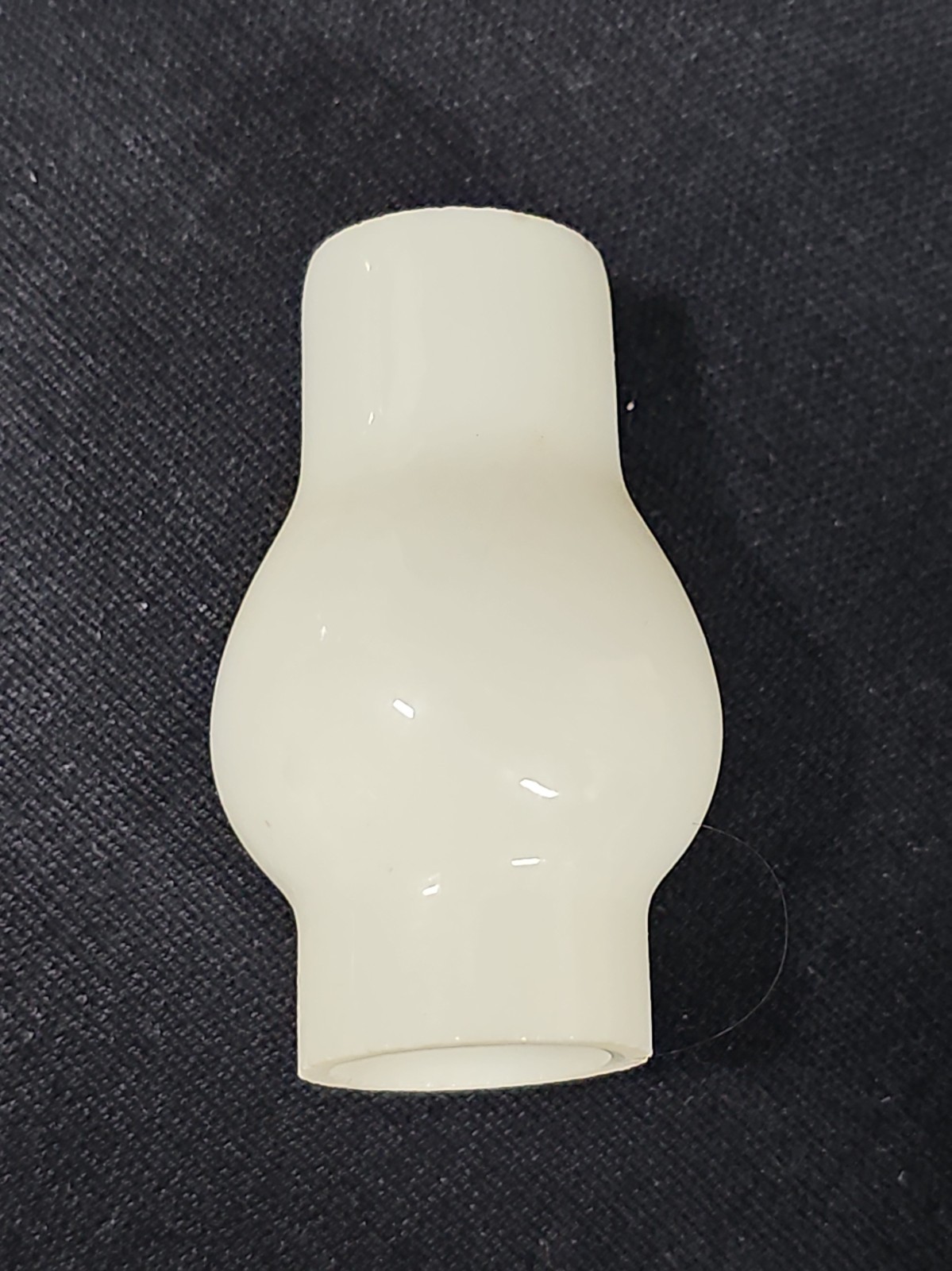 Vintage Miniature Oil Lamp Chimney Shade Milk Glass 7/8\