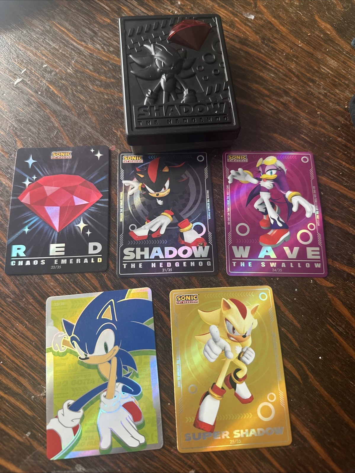 Sonic the Hedgehog Wendy’s 2026 35th Anniversary Holographic Cards Lot of 5