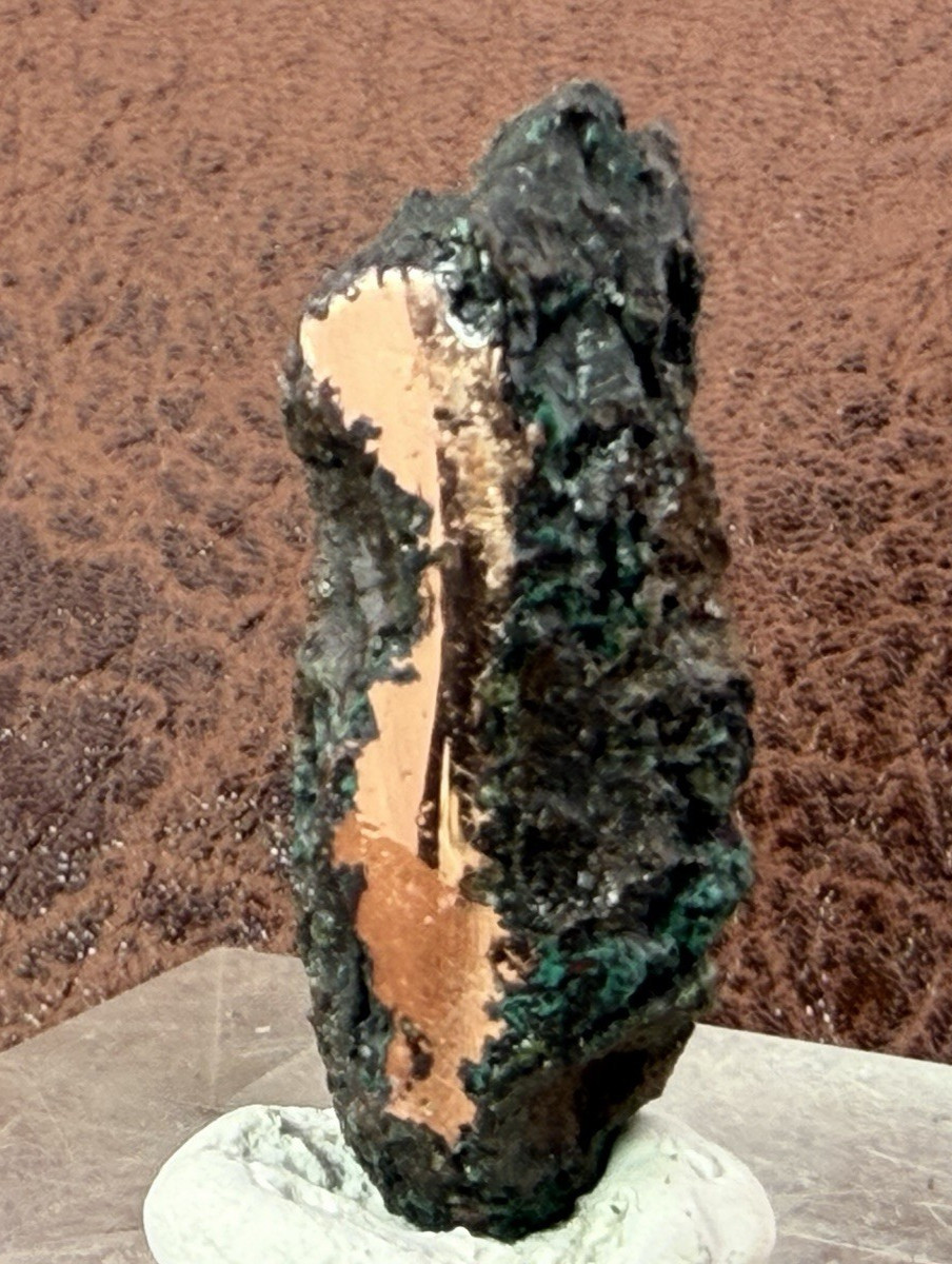 Naturally Oxidized Glacial Float Copper with Buffed Finish, Michigan   18.4  g.