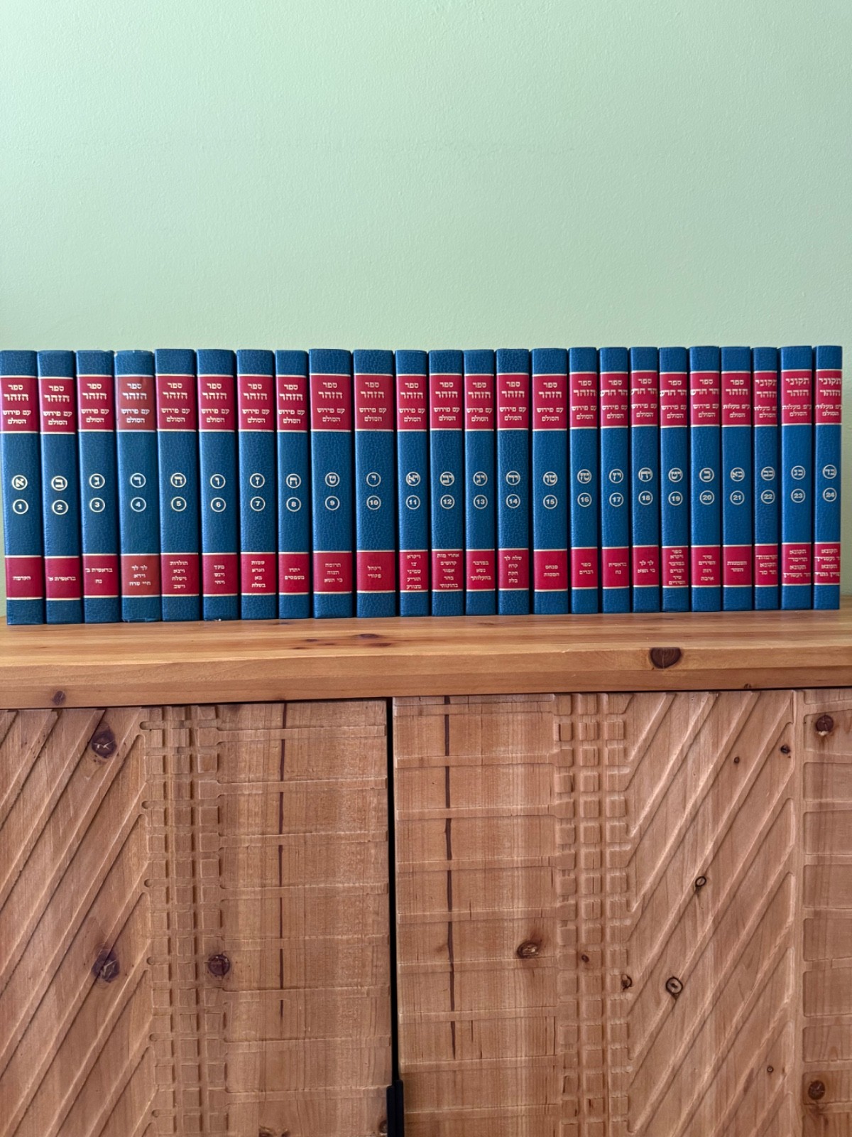 ZOHAR 24 vol. set kabbalah Center, Hebrew with commentaryJudaica mysticism sulam