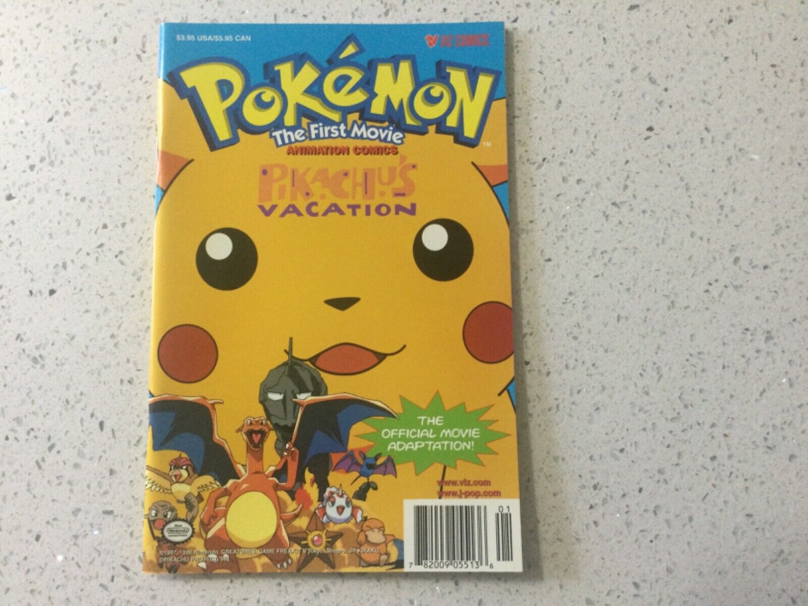 vintage RARE  Pokemon THE FIRST  Movie  comic, Pikachu's Vacaion #1  VIZ COMICS