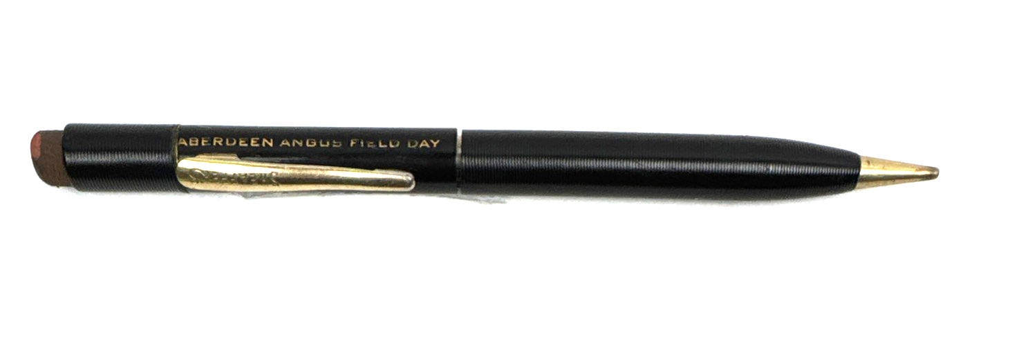Vintage Sheaffer Mechanical Pencil Aberdeen Angus Field Day Advertising