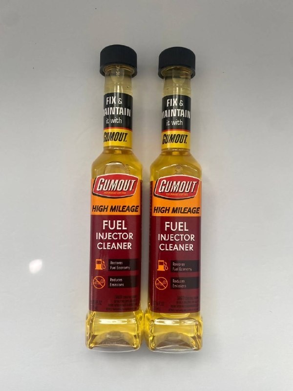 (2) Gumout High Mileage Fuel Injector Cleaner, 6 fl oz