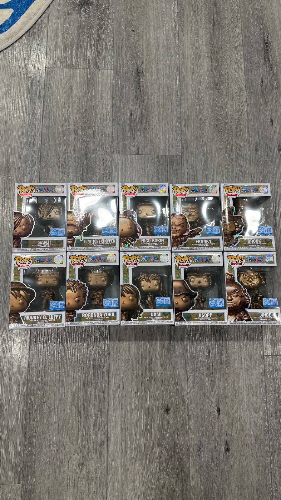 One Piece Bronze Statue Funko Pop Collection (Complete Set Of 10)