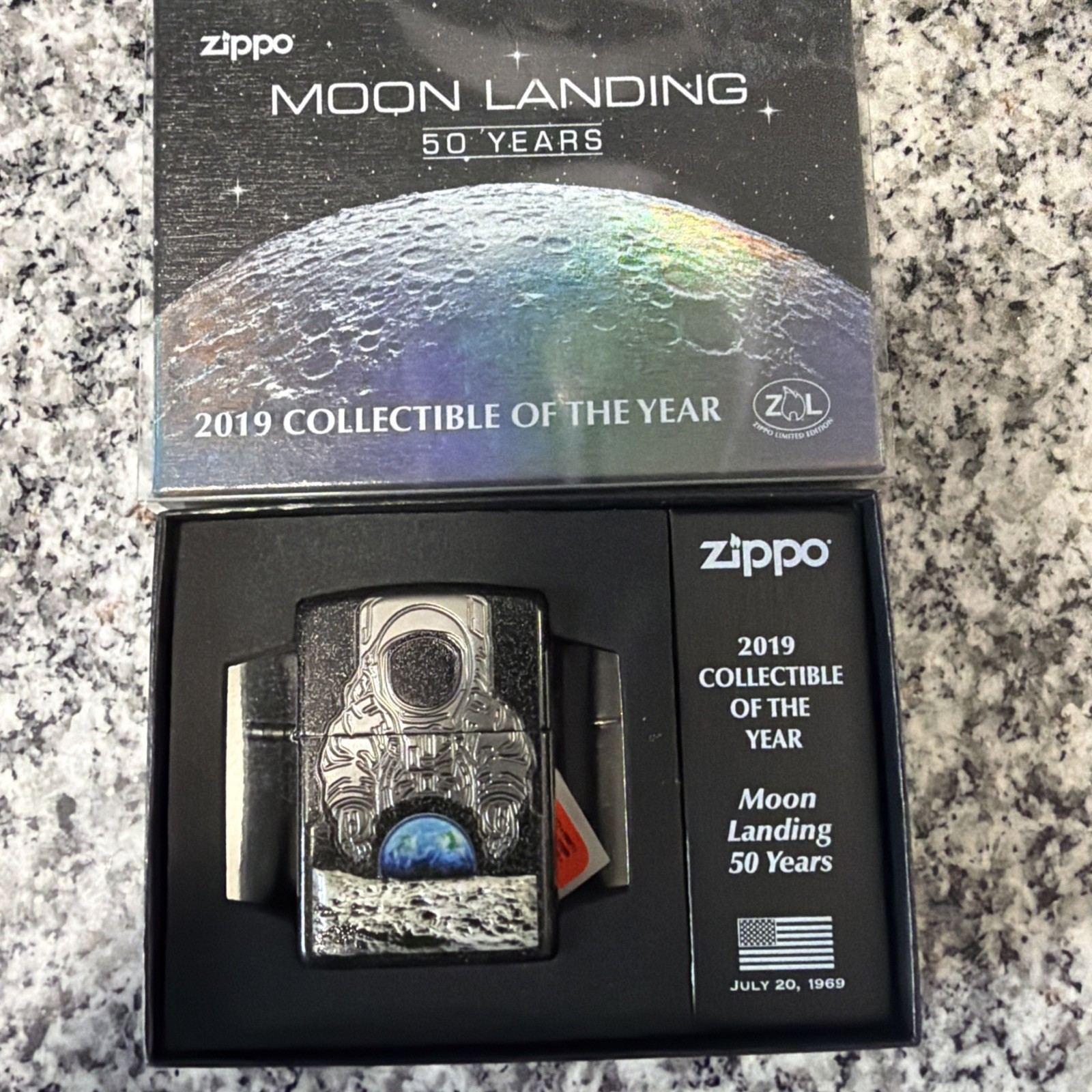 2019 Zippo Moon Landing 50th Anniversary Collectible of the Year Limited 11796