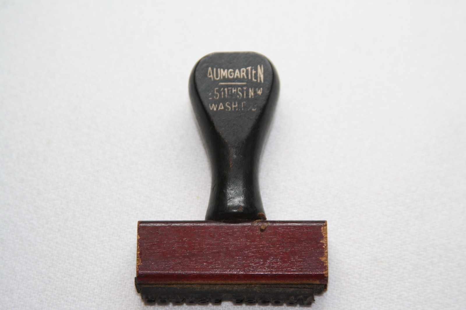 VTG Railroad Rubber Stamp CORPSE ESCORT RARE