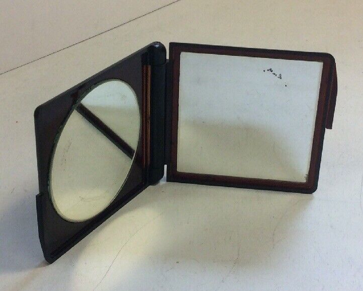 Vintage Compact Double Mirrors Magnifying & Regular 1975 Emson Inc Preowned