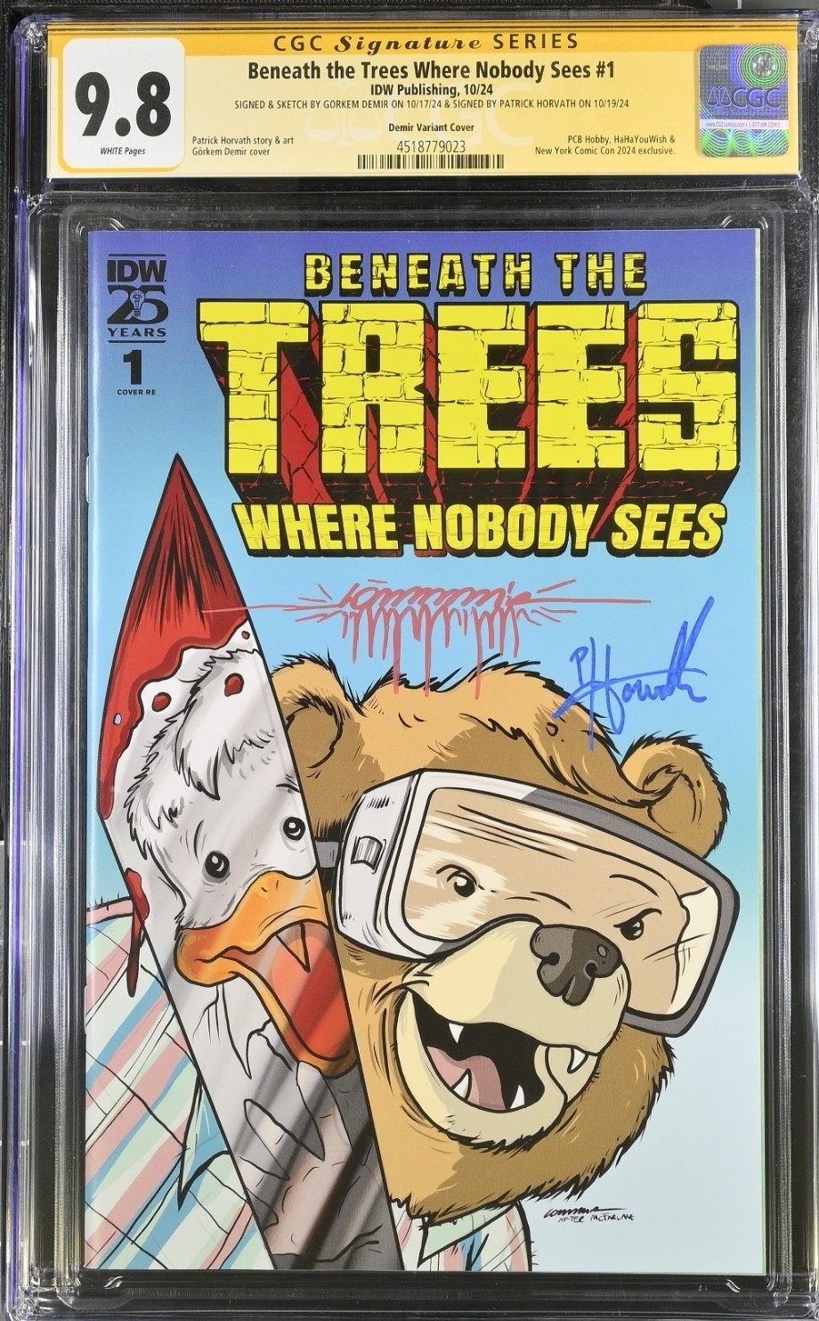 Beneath the Trees Where Nobody Sees CGC 9.8 Signed Gorkem Demir Patrick Horvath Beneath the Trees Where Nobody Sees CGC 9.8 Signed Gorkem Demir Patrick Horvath