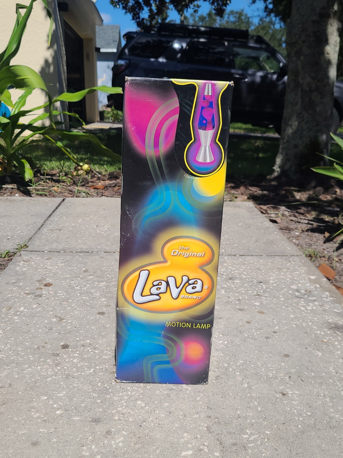 Vintage Lava Lamp Silver Streak 320Z Model 8621 Purple New Old Stock 2001