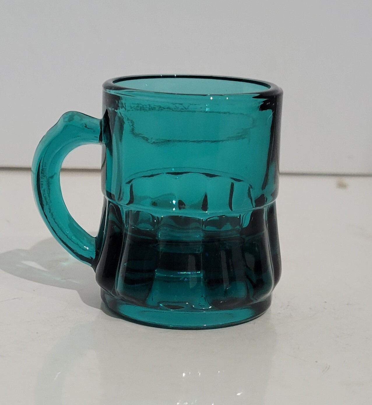 Vintage Federal Mug Mini Shot Glass with “F” Shield Stamp Vintage Federal Mug Mini Shot Glass with “F” Shield Stamp