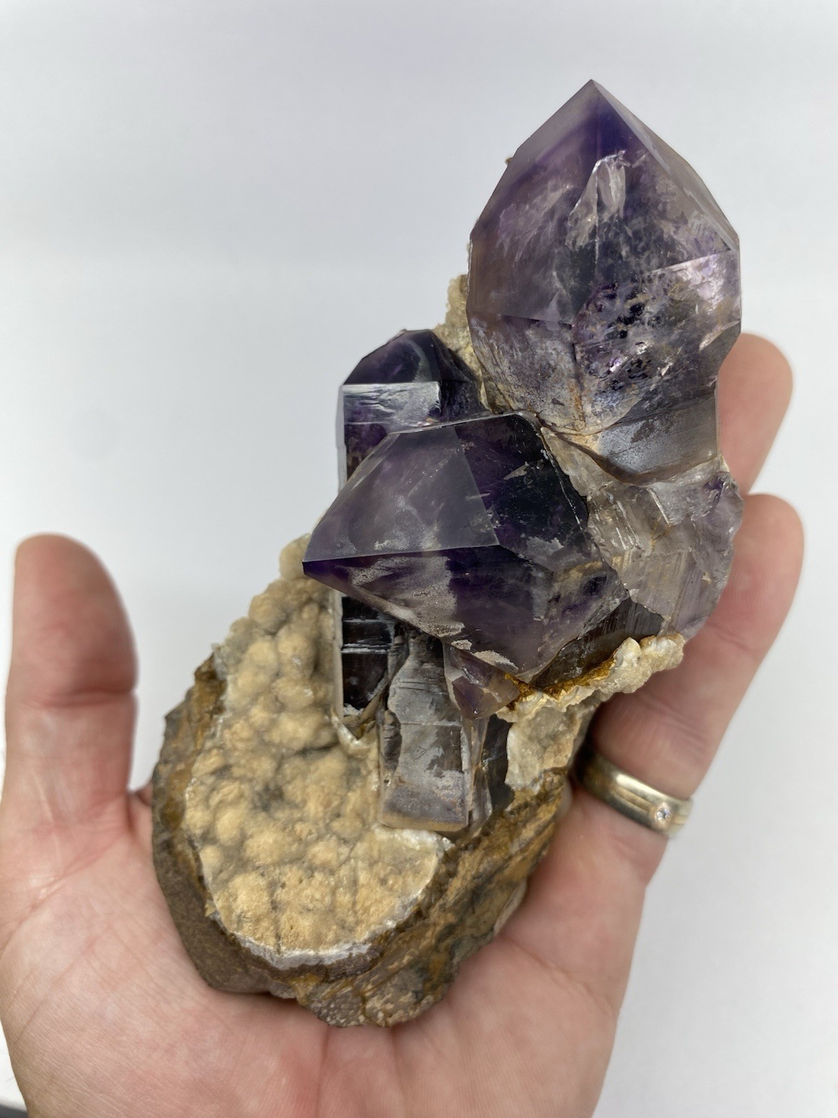 Old Stock Large Amethyst Matrix Specimen - Brandberg - 