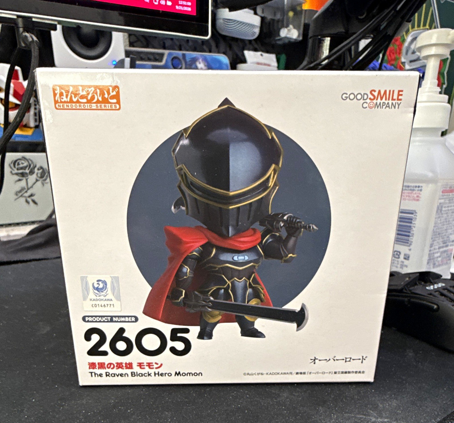 Good Smile Company Nendoroid 2605 The Raven Black Hero Momon Overlord Figure