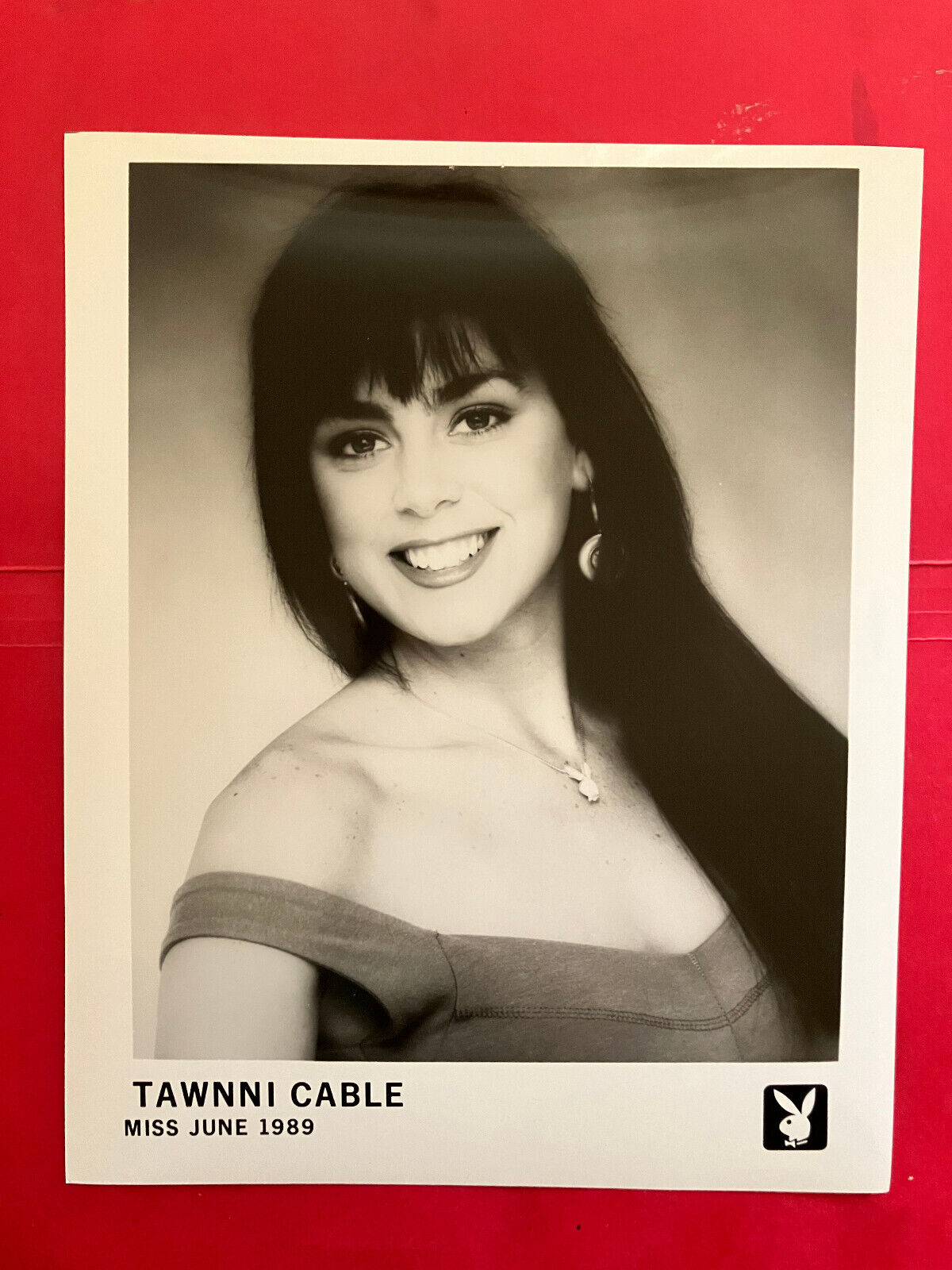 Tawnni Cable , Playboy Playmate , original vintage press headshot photo