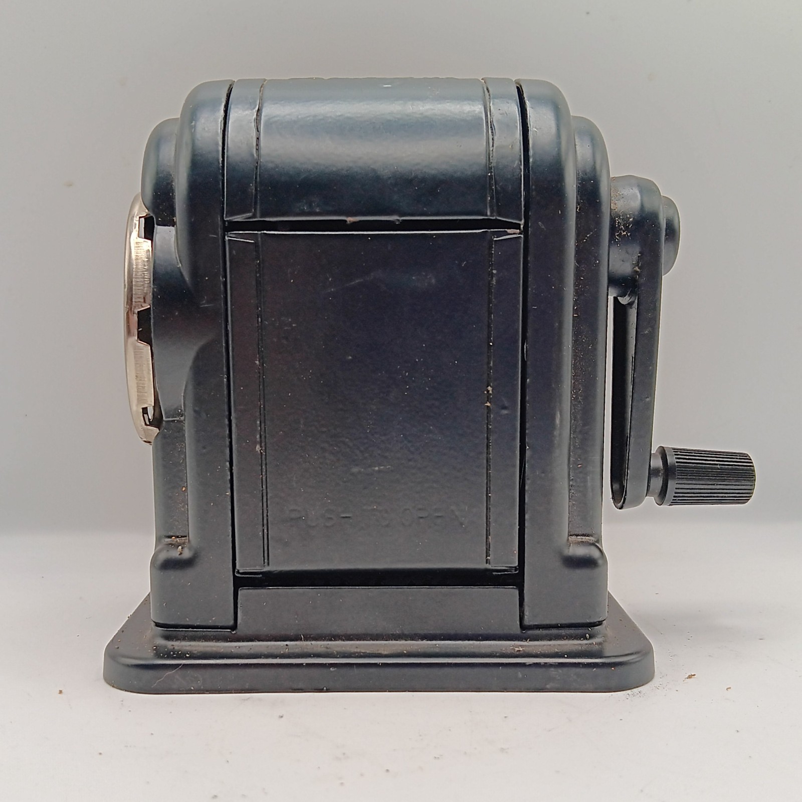 Vintage Boston Ranger 55 Crank Pencil Sharpener Black