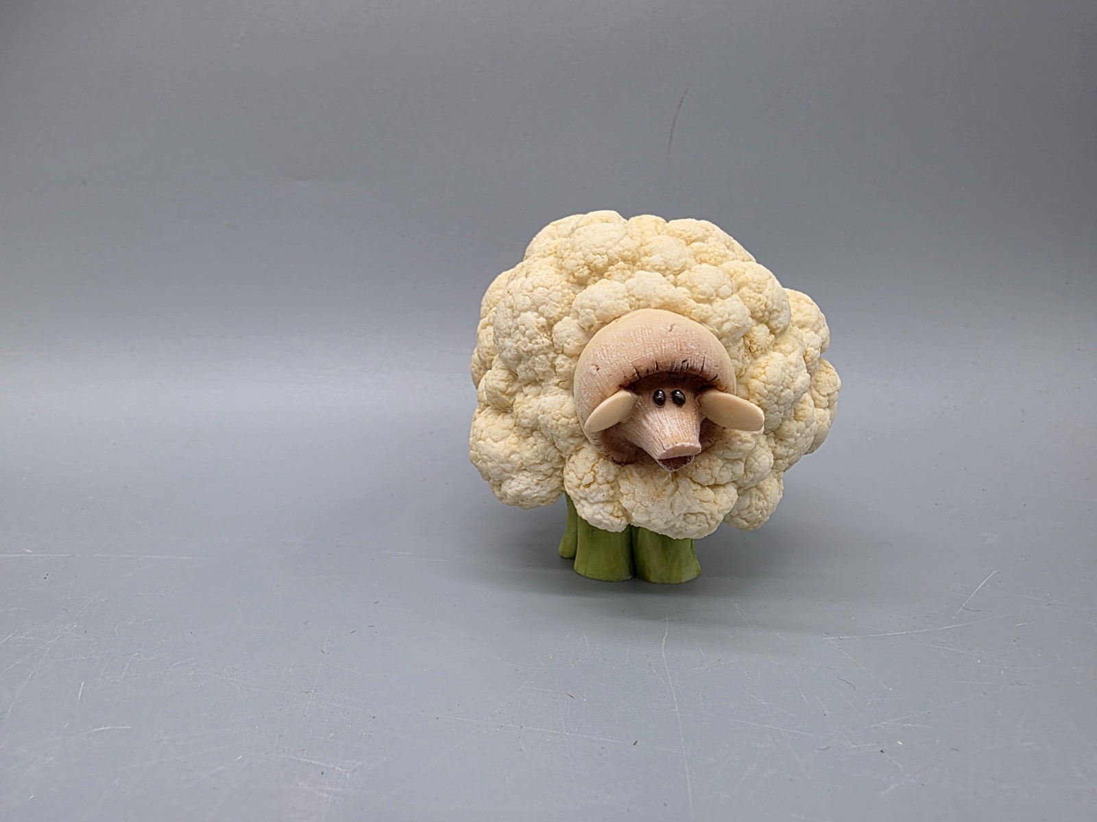 Enesco Home Grown Cauliflower Sheep 2004 Figurine #4002355