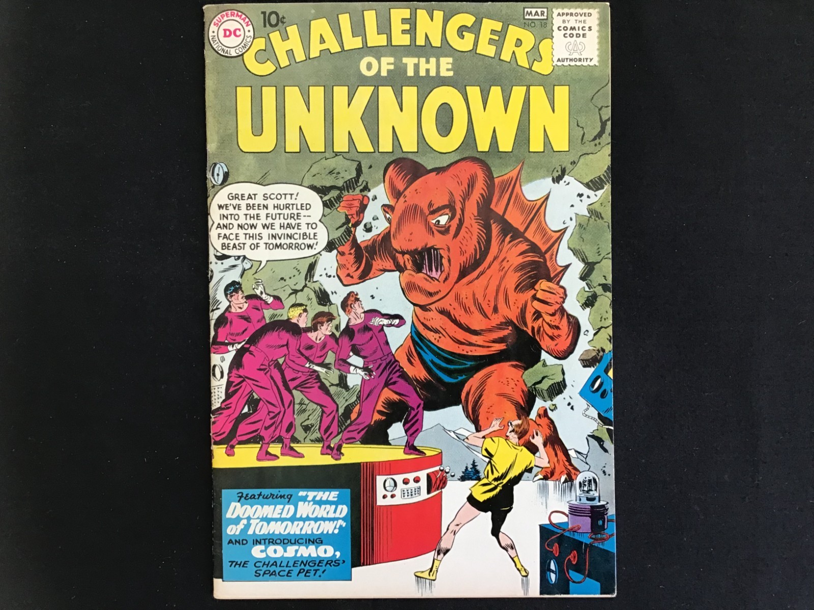 CHALLENGERS OF THE UNKNOWN #18 Lot of 1 DC Comic Book - Mid-High Grade - BV $70