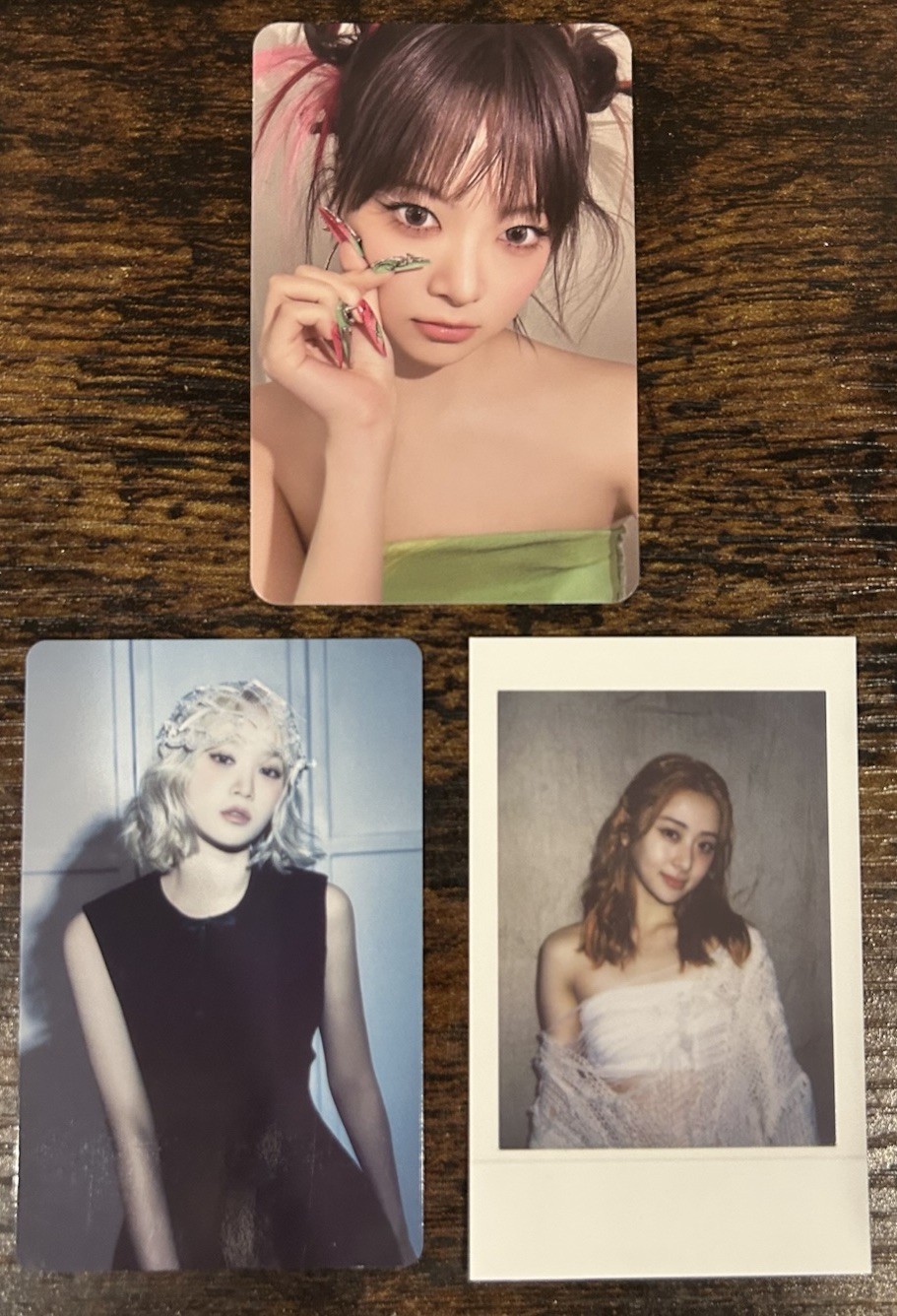 LE SSERAFIM Yunjin Chaewon Eunchae photocard set crazy easy k pop album Polaroid