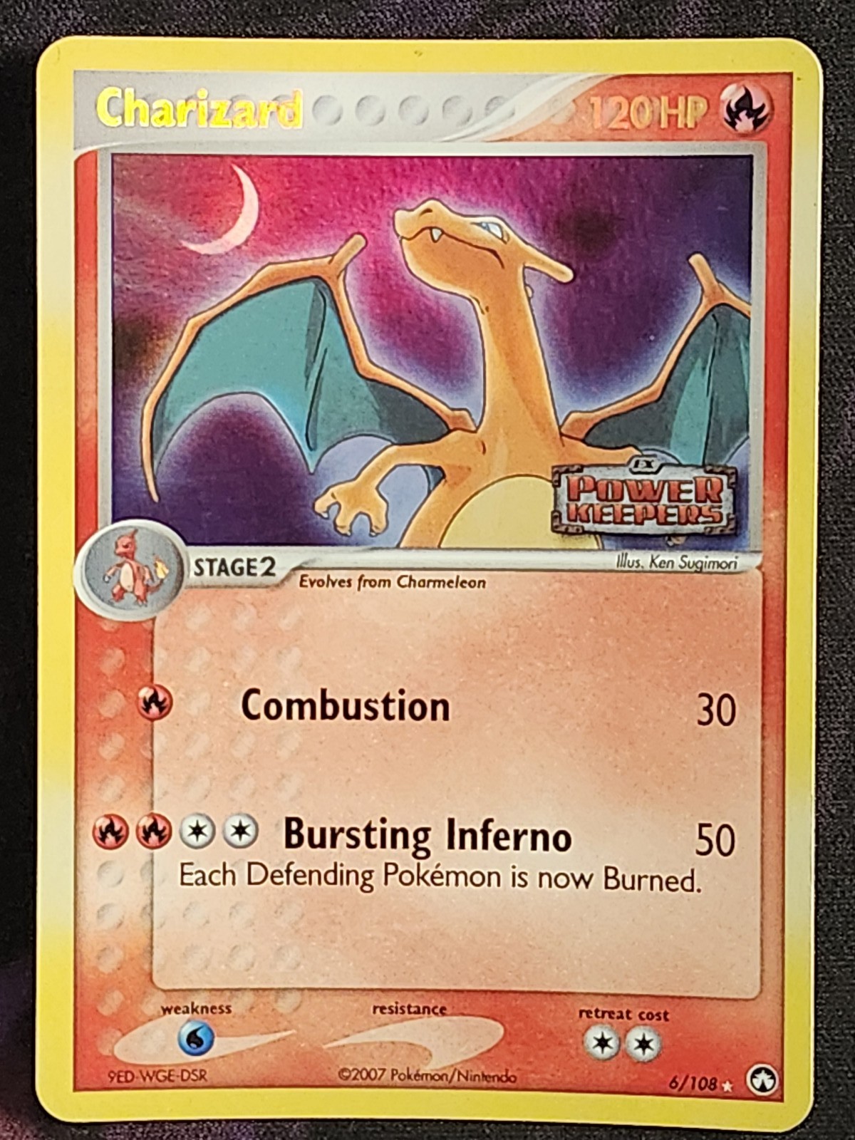 Pokemon Charizard 6/108 Reverse Holo (MP) Power Keepers