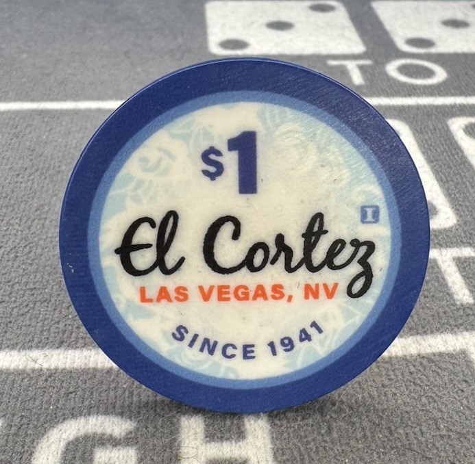🎰🎲$1 El Cortez Casino Chip Downtown Las Vegas NV 1 Of 11🎲🎰