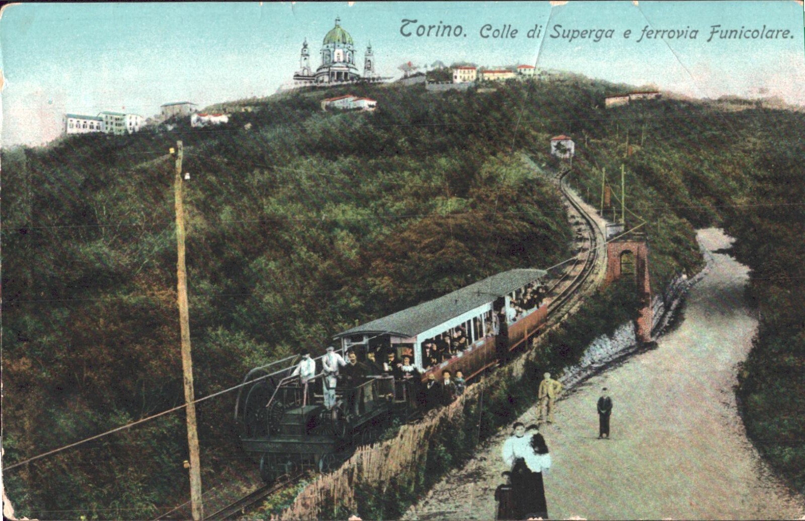Torino, Colle di Superga e ferrovia Funicolare  
