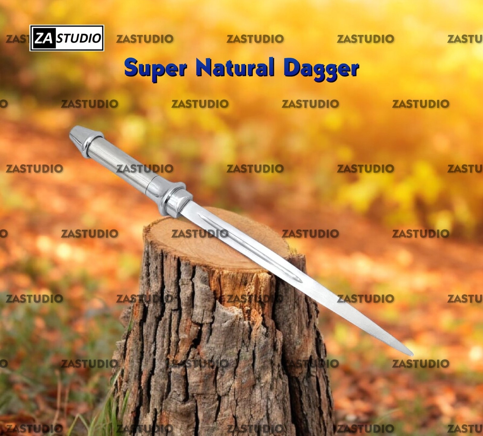 Supernatural Solid Steel Angle Blade Knife Movie Prop 22\