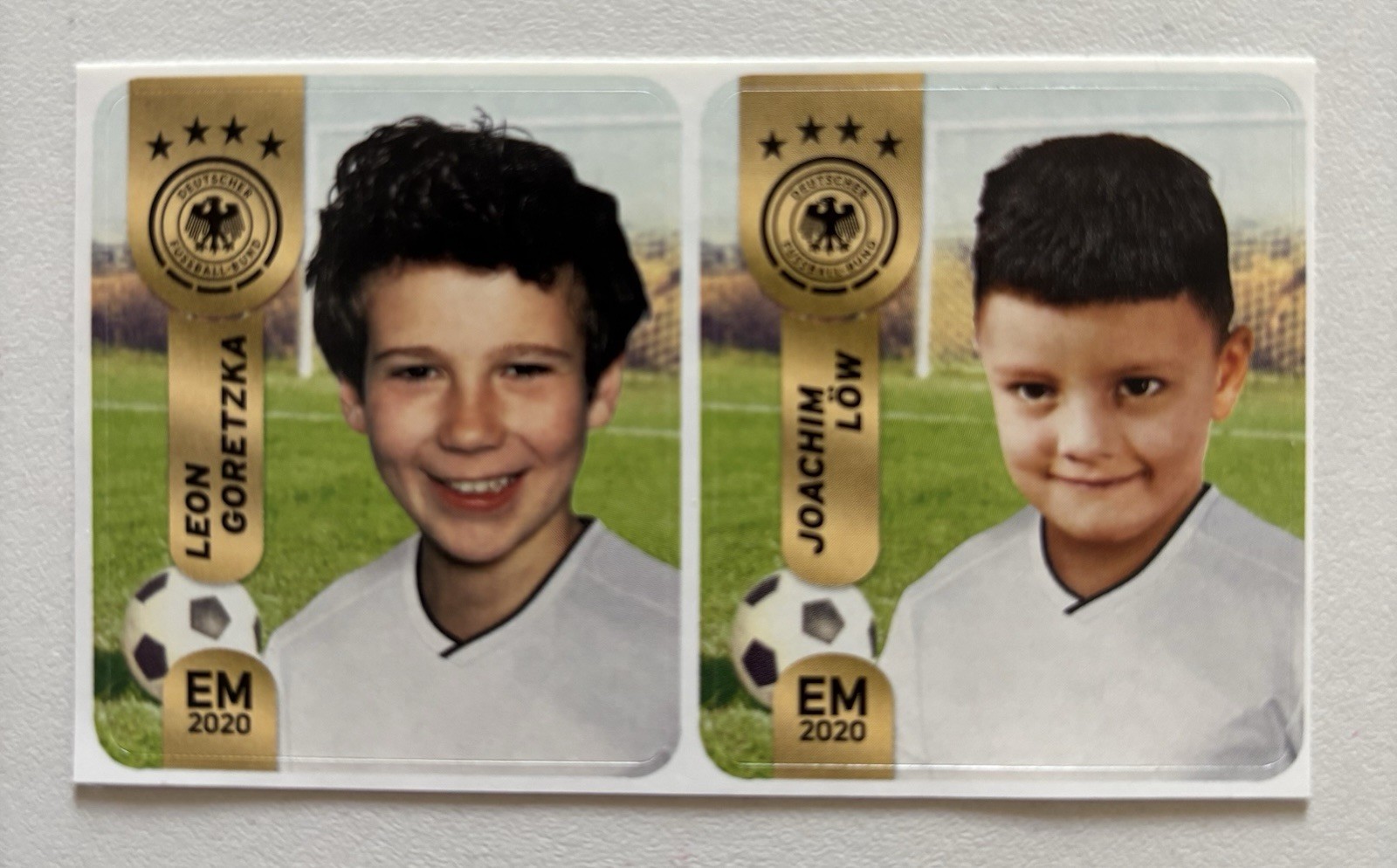 Ferrero DFB team sticker Euro 2020 Leon Goretzka/Joachim Löw collection book sticker