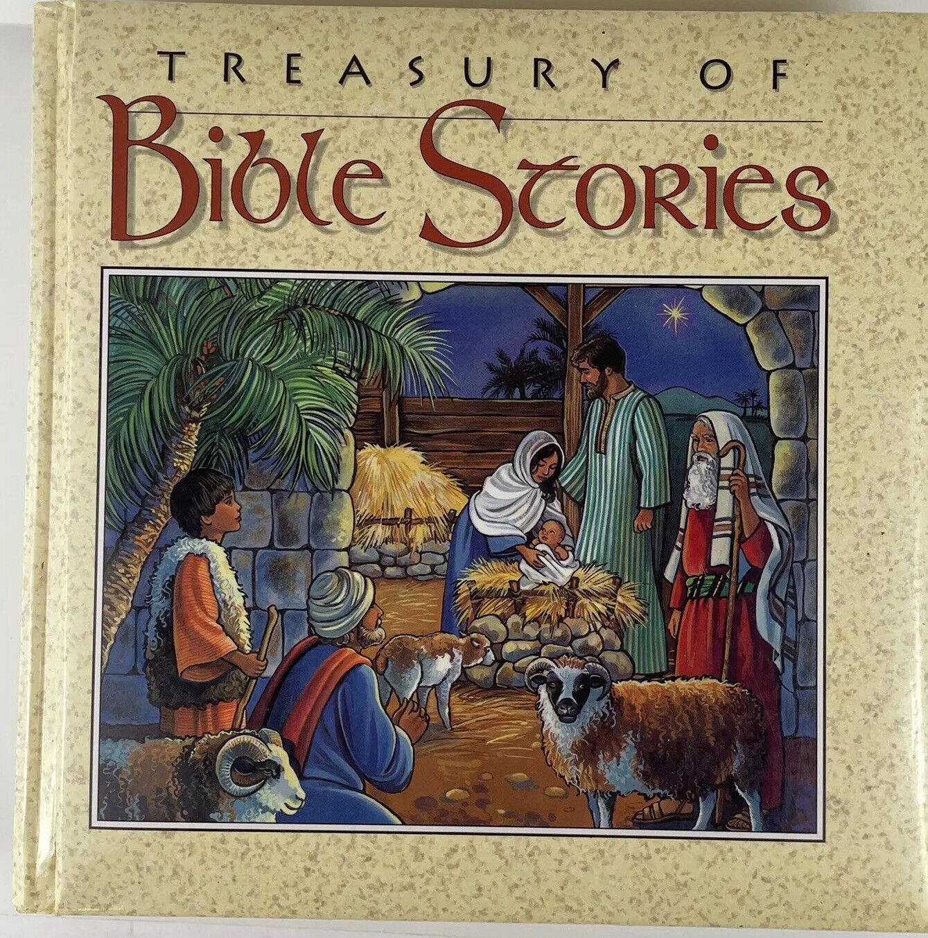 Treasury of Bible Stories (Publications International, 1995) First ED HC Illust