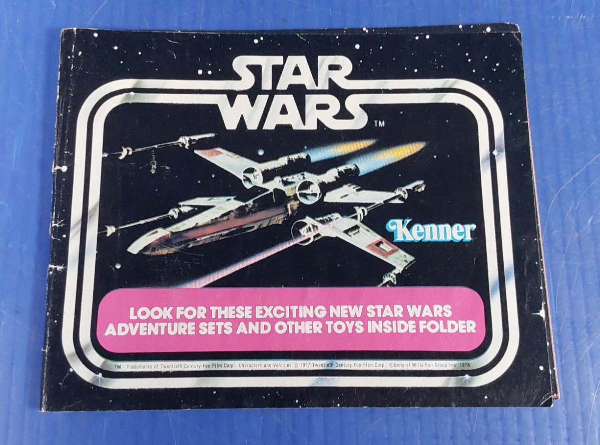VNT Star Wars Kenner Toys Brochure X -Wing First 12 Mini-Catalog PINK- 1978