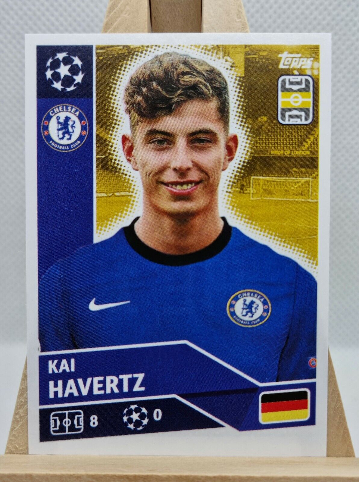 2020-21 Kai Havertz Topps UEFA Champions League Winner Chelsea #CHE11