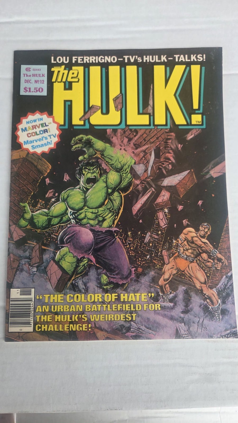 THE HULK #12 (1978) Marvel Comics color magazine FINE-