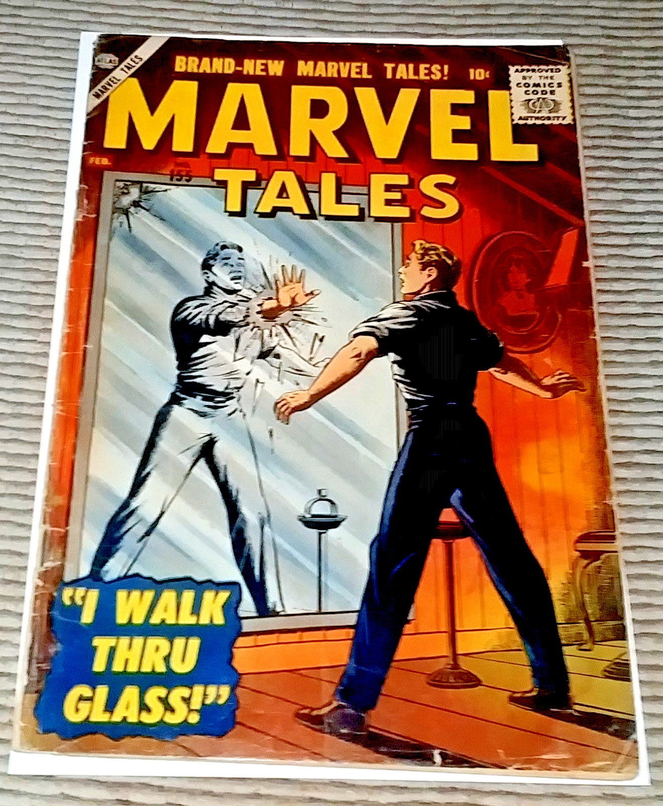 MARVEL TALES #155 Feb., 1957 (Atlas) Bill Everett-cover; Jim Mooney, Gene Colan